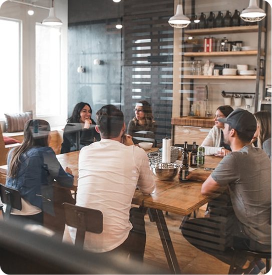 Innovative Business Consulting team collaborating